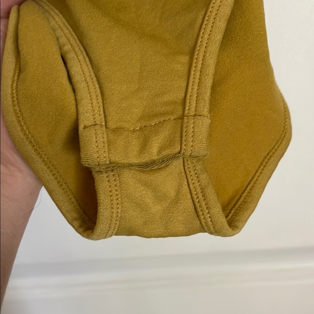 Mustard Yellow Razorback Bodysuit - Picture 4 of 5